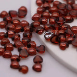 Heart-shaped Red Garnet 4*4mm Loose Gemstone for Jewelry