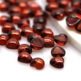 Heart-shaped Red Garnet 4*4mm Loose Gemstone for Jewelry