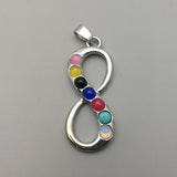 7 Chakra Healing Reiki Pendant Charm Beads 12pcs