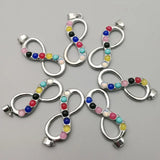 7 Chakra Healing Reiki Pendant Charm Beads 12pcs