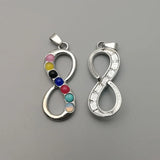 7 Chakra Healing Reiki Pendant Charm Beads 12pcs