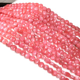 Aquamarines Dalmatian Jaspers Beaded Faceted Loose Beads 14''