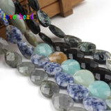 Labradorite Amazonite Faceted Water Drop Stone Beads 13*18mm
