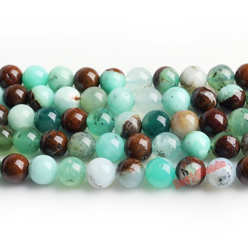 Chrysoprase Jades Round Loose Beads 4-12MM DIY Bracelet Jewelry Making