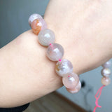 Pink Cherry Agates Round Gem Stone Beads 15'' 6 8 10 12mm