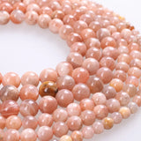 Sunstone Gemstone Round Beads 4-12mm Loose for Jewelry Making