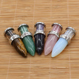Pink Quartz Pendant for Jewelry Making DIY Necklace Accessories