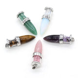 Pink Quartz Pendant for Jewelry Making DIY Necklace Accessories