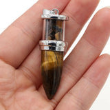 Pink Quartz Pendant for Jewelry Making DIY Necklace Accessories