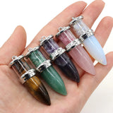 Pink Quartz Pendant for Jewelry Making DIY Necklace Accessories
