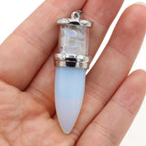 Pink Quartz Pendant for Jewelry Making DIY Necklace Accessories