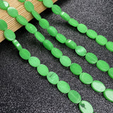 Gem Stone Egg Shape Beading Agates Crystal Beads for Jewelry Making