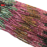 Tourmaline Beads For Jewelry Making 5mm Round Spacer Beads