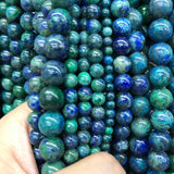 Lapis Lazuli Malachite Round Beads 4-12mm DIY Bracelet Necklace
