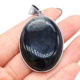 Gem Stone Pendants Reiki Heal Silver-plated Charms Jewelry Making