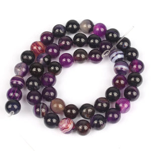 Agat Round Loose Beads 4 6 8 10MM for Jewelry Making