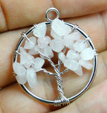 7 Chakra Reiki Healing Tree Of Life Pendant - 10pcs