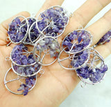 7 Chakra Reiki Healing Tree Of Life Pendant - 10pcs