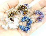 7 Chakra Reiki Healing Tree Of Life Pendant - 10pcs