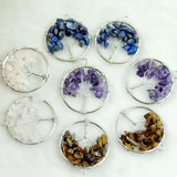 7 Chakra Reiki Healing Tree Of Life Pendant - 10pcs