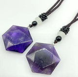 Gem Stone Quartz Crystal Fluorite Aventurine Star of David Pendant Charms