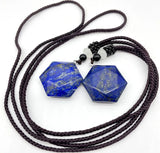 Gem Stone Quartz Crystal Fluorite Aventurine Star of David Pendant Charms