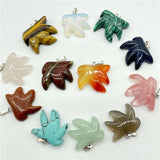 Gem Stone Quartz Crystal Turquoise Pendant Charms For DIY Jewelry Making