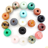 Gem Stone Quartz Tiger Eye Opal Charm Pendants for DIY Jewelry Necklace 8PCS