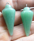 Quartz Crystal Pendulum Pendant DIY Jewelry 10Pcs