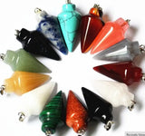 Quartz Crystal Pendulum Pendant DIY Jewelry 10Pcs