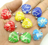 Quartz Crystal Aventurine Heart Pendants DIY Jewelry Making Necklace Accessories