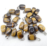 Irregular Shape Gem Stone Pendants 10Pcs