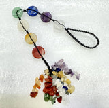 7 Chakras Quartz Crystal Tassel Pendant for Healing Reiki