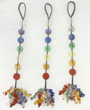7 Chakras Quartz Crystal Tassel Pendant for Healing Reiki