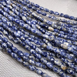 Tiger Eye Opal Beads Faceted Rice Shape Crystal Agates Loose Beads