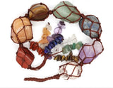 Turquoise Quartz Crystal Car Hanging Decoration Healing Reiki Tassel