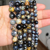 Yellow Ocean Agates Round Beads 6 8 10mm