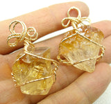 Yellow Crystal Fluorite Pendant - Reiki Healing Chakra Jewelry