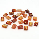 Tiger's Eye Rose Quartz Agate Green Aventurine Set 25 Pcs/pack