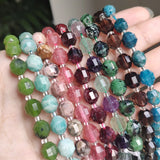 Natural Apatite Garnet Amazonite Beads 7.5''
