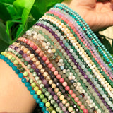Waist Beads Trochus Shell Aquamarines Cordierite Quartz Stone Beads