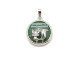 Natural Gemstone Fox Pendant Charms 10Pcs/Pack
