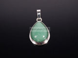 Natural Crystal Teardrop Charms 10Pcs/Pack