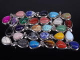 Natural Crystal Teardrop Charms 10Pcs/Pack