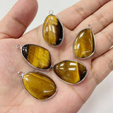 Natural Amethyst Quartz Lapis Pendant DIY Necklace Gift