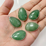 Natural Amethyst Quartz Lapis Pendant DIY Necklace Gift