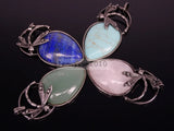 Dragonfly Reiki Chakra Pendant Charms 5Pcs/Pack