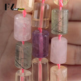 Natural Gemstone Mix Crystal Beads 11*15mm Spacer Loose Beads 15''