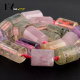 Natural Gemstone Mix Crystal Beads 11*15mm Spacer Loose Beads 15''