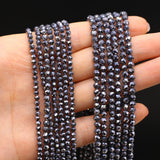 Terahertz Shell Faceted Loose Beads DIY Necklace Bracelet Jewelry 3 4MM